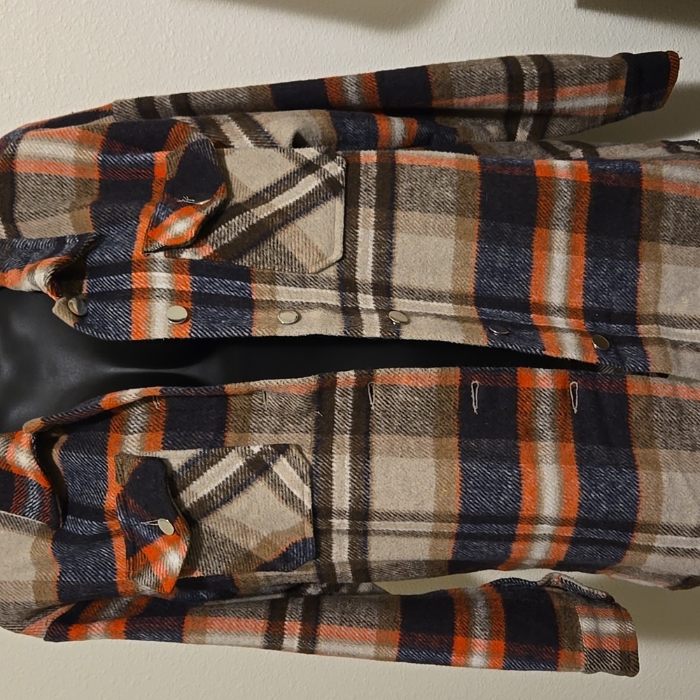 Plaid Flannel Shacket - Picture 3 of 7